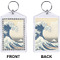 Great Wave off Kanagawa Bling Keychain (Front + Back)