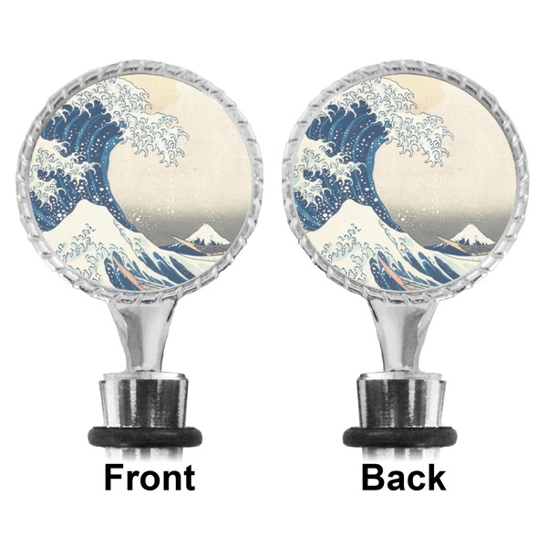 Great Wave off Kanagawa Bottle Stopper - Front and Back