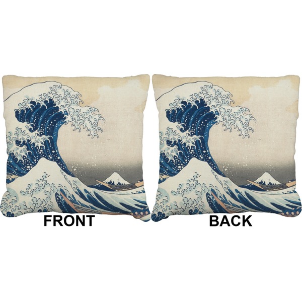 Great Wave off Kanagawa Burlap Pillow Approval