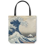 Great Wave off Kanagawa Canvas Tote Bag - Small - 13"x13"
