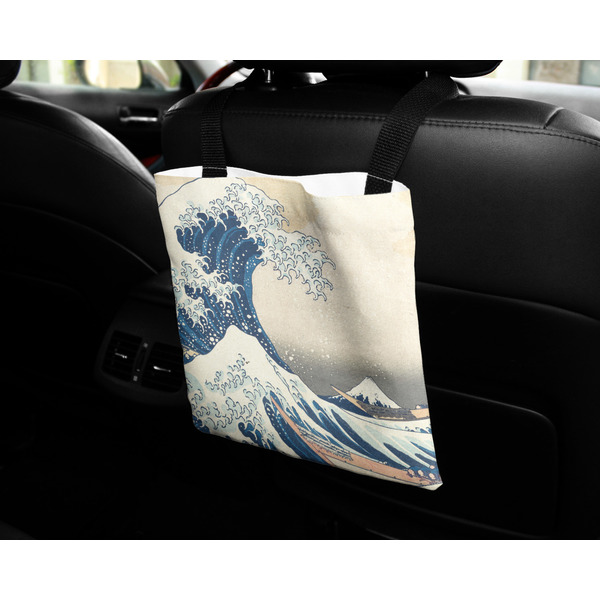 Great Wave off Kanagawa Car Bag - In Use