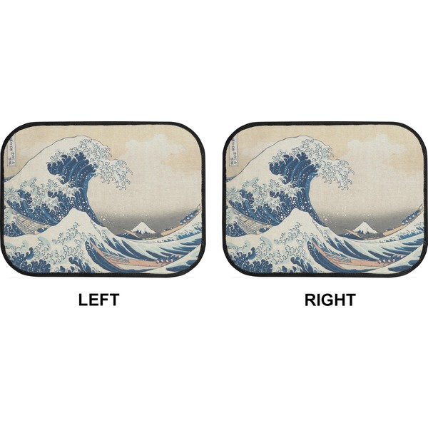Great Wave off Kanagawa Car Floor Mats (Back Seat) (Approval)