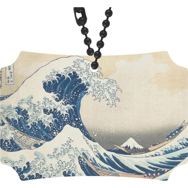 Custom Great Wave off Kanagawa Rear View Mirror Ornament