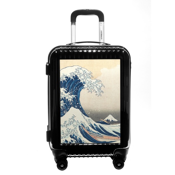 Custom Great Wave off Kanagawa Carry On Hard Shell Suitcase