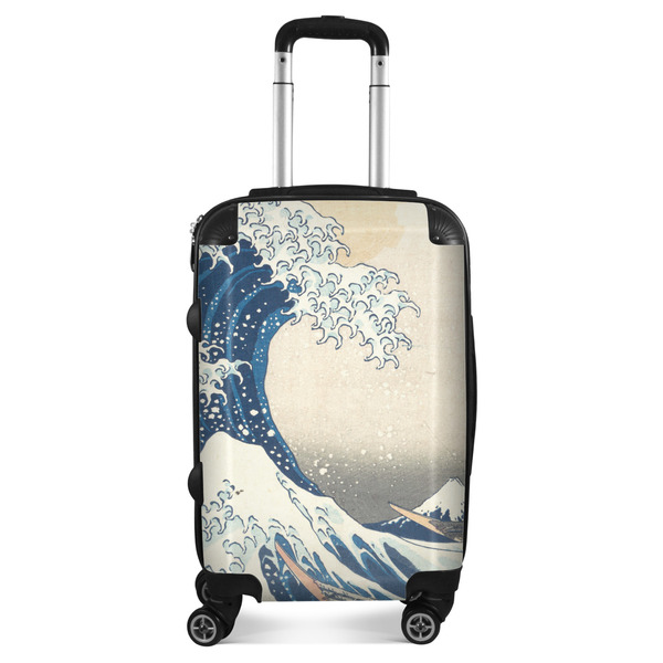 Custom Great Wave off Kanagawa Suitcase - 20" Carry On