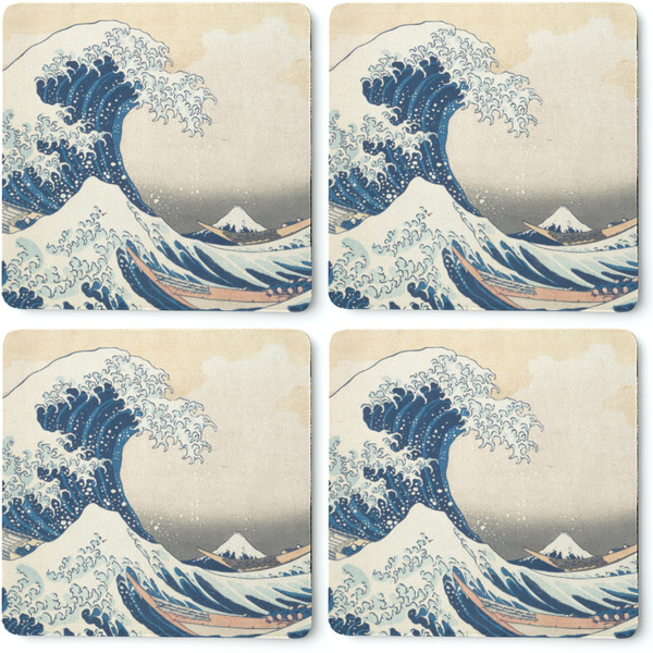Great Wave off Kanagawa Coaster Rubber Back - Apvl