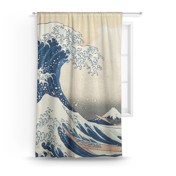 Custom Great Wave off Kanagawa Curtain - 50"x84" Panel