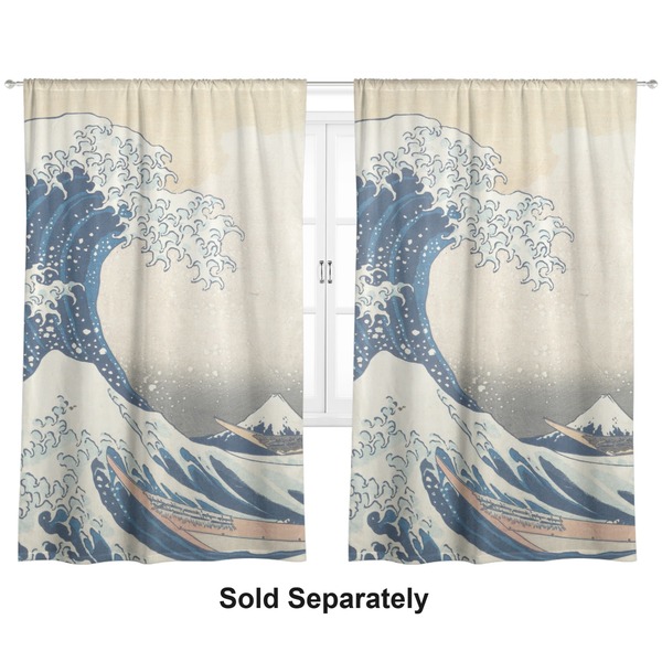 Great Wave off Kanagawa Curtains Double