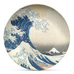 Great Wave off Kanagawa Microwave Safe Plastic Plate - Composite Polymer