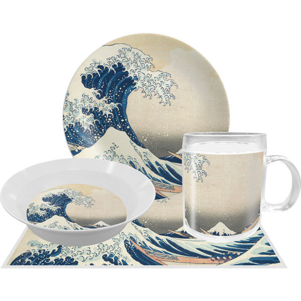 Great Wave off Kanagawa Dinner Set - 4 Pc (Personalized)