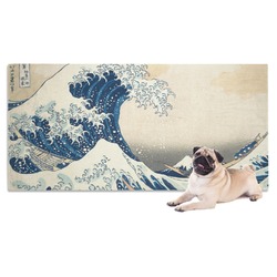 Great Wave off Kanagawa Dog Towel