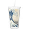 Great Wave off Kanagawa Double Wall Tumbler with Straw