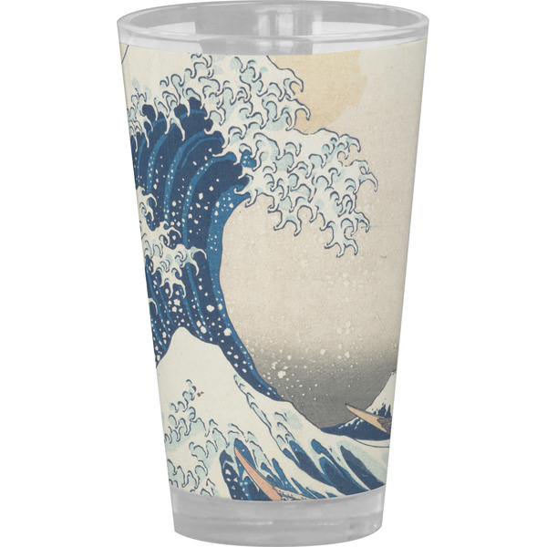Custom Great Wave off Kanagawa Pint Glass - Full Color