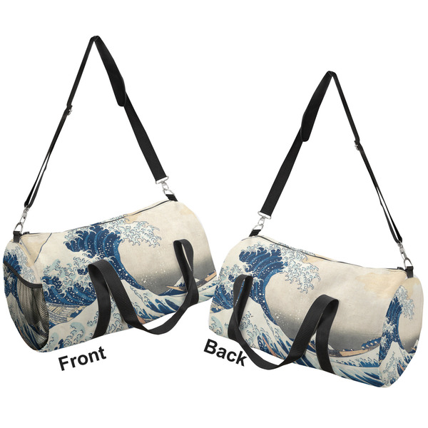 Great Wave off Kanagawa Duffle bag small front and back sides