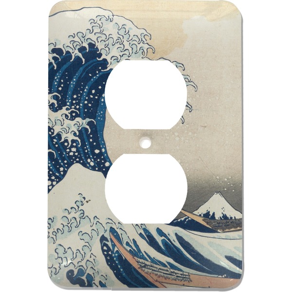 Custom Great Wave off Kanagawa Electric Outlet Plate