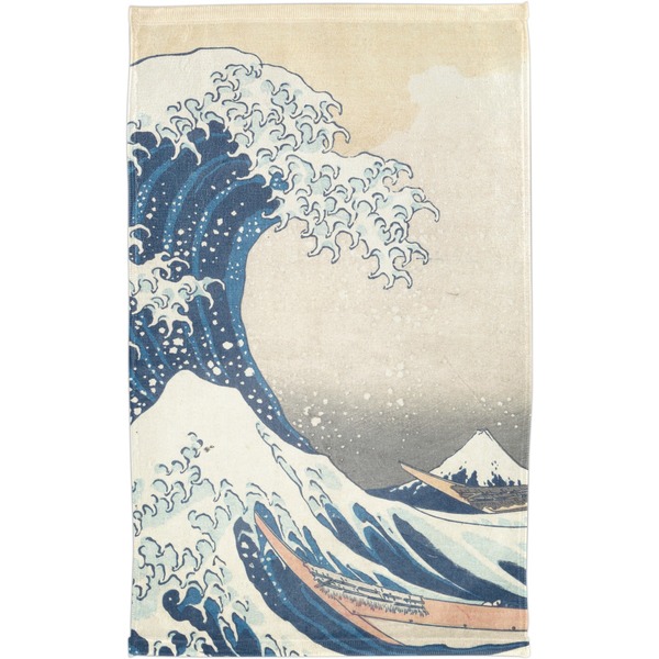 Great Wave off Kanagawa Finger Tip Towel - Full View