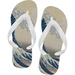 Great Wave off Kanagawa Flip Flops - Small