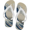 Great Wave off Kanagawa Flip Flops - Large