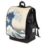 Great Wave off Kanagawa Backpack w/ Front Flap