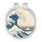 Great Wave off Kanagawa Golf Ball Marker - Hat Clip - Silver