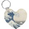 Great Wave off Kanagawa Heart Keychain (Personalized)
