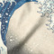 Great Wave off Kanagawa Hooded Baby Towel- Detail Close Up