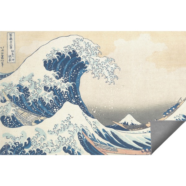 Custom Great Wave off Kanagawa Indoor / Outdoor Rug - 5'x8'