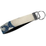 Great Wave off Kanagawa Wristlet Webbing Keychain Fob