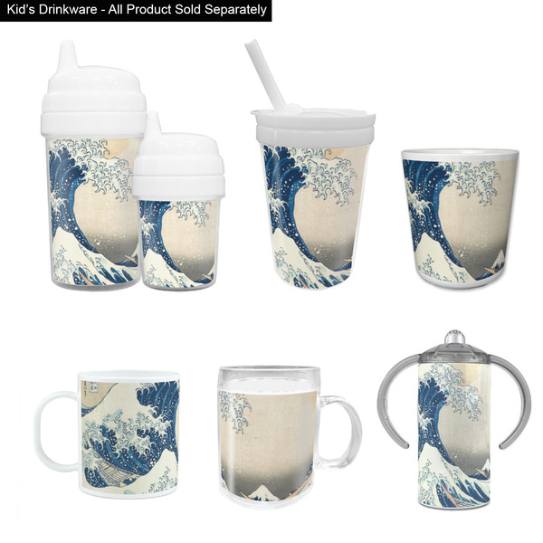 Great Wave off Kanagawa Kid's Drinkware - Customized & Personalized