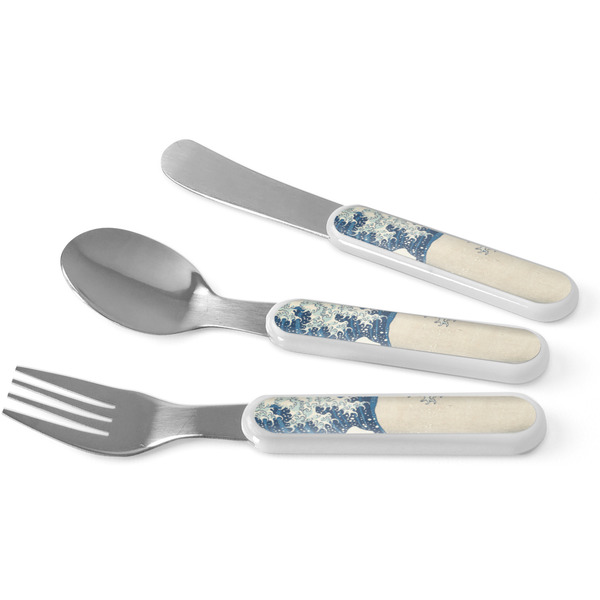 Custom Great Wave off Kanagawa Kid's Flatware