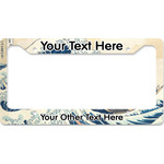 Great Wave off Kanagawa License Plate Frame - Style B