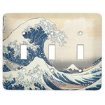 Great Wave off Kanagawa Light Switch Cover (3 Toggle Plate)