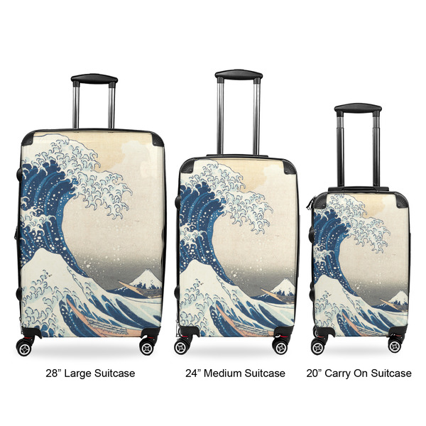 Great Wave off Kanagawa Luggage Bags all sizes - With Handle