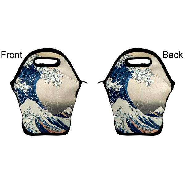 Great Wave off Kanagawa Lunch Bag - Front and Back