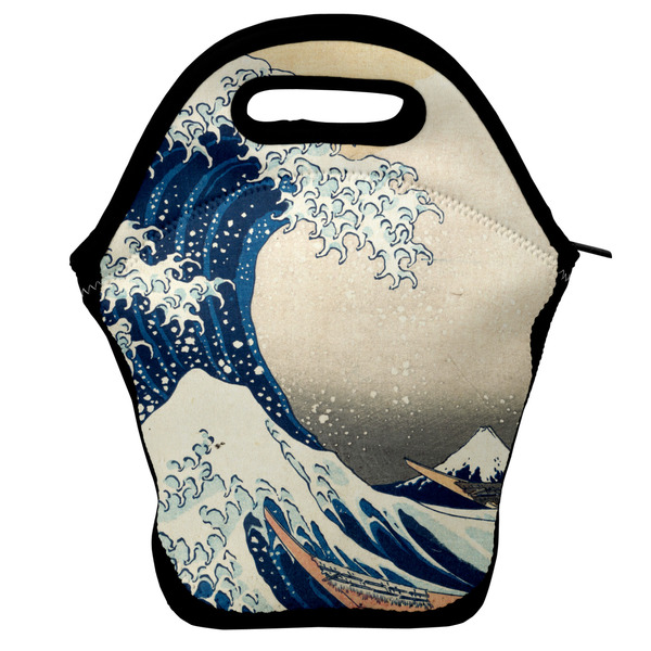 Custom Great Wave off Kanagawa Lunch Bag