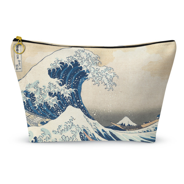 Custom Great Wave off Kanagawa Makeup Bag - Large - 12.5"x7"