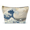 Great Wave off Kanagawa Makeup Bag - Small - 8.5"x4.5"