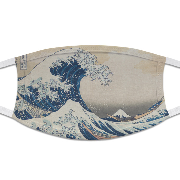Custom Great Wave off Kanagawa Cloth Face Mask (T-Shirt Fabric)