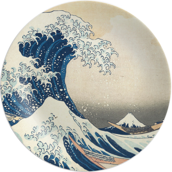 Custom Great Wave off Kanagawa Melamine Salad Plate - 8"