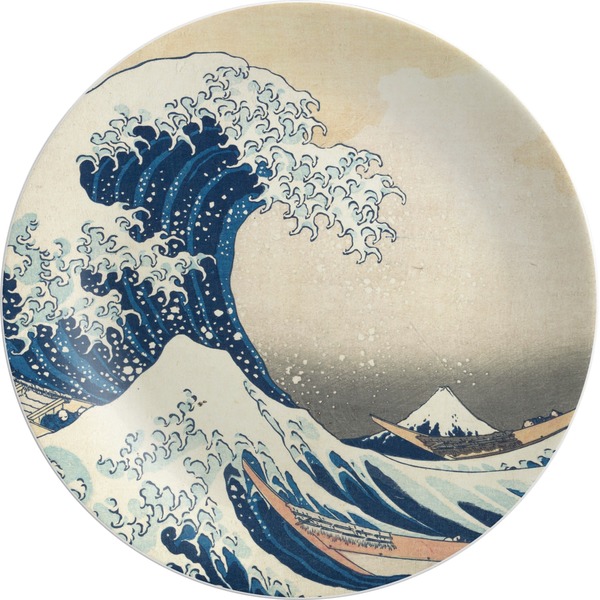 Custom Great Wave off Kanagawa Melamine Plate - 10"