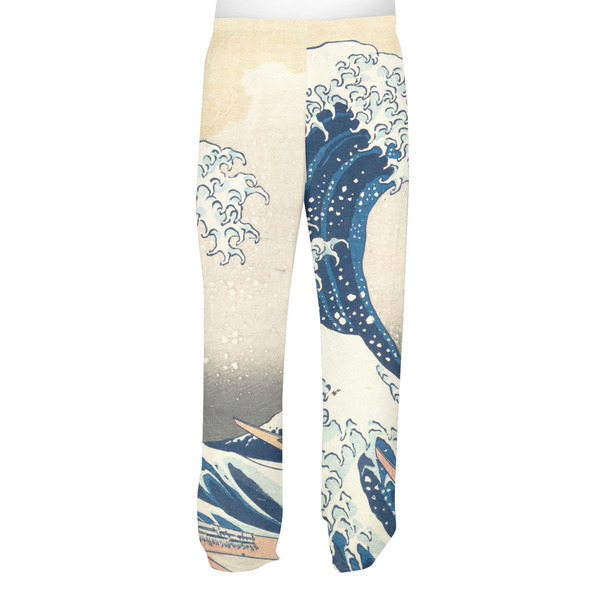 Great Wave off Kanagawa Men's Pjs Back - on model