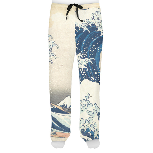 Great Wave off Kanagawa Men's Pjs Front - on model