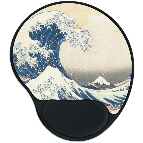 Custom Great Wave off Kanagawa Mouse Pad with Wrist Support
