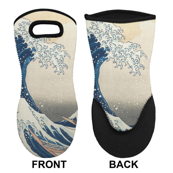 Great Wave off Kanagawa Neoprene Oven Mitt (Front & Back)