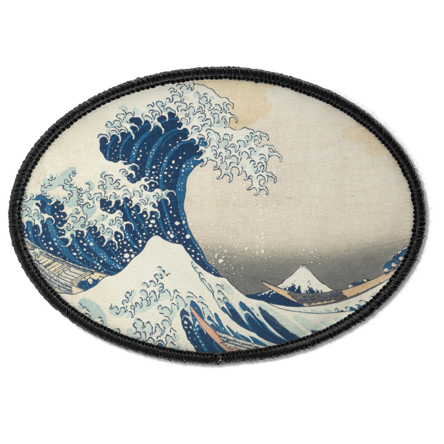 Custom Great Wave off Kanagawa Iron on Patches | YouCustomizeIt