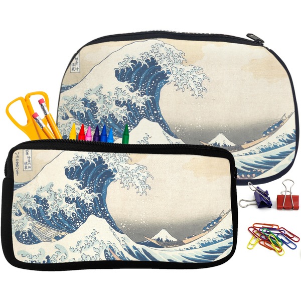 Great Wave off Kanagawa Pencil / School Supplies Bags Small and Medium