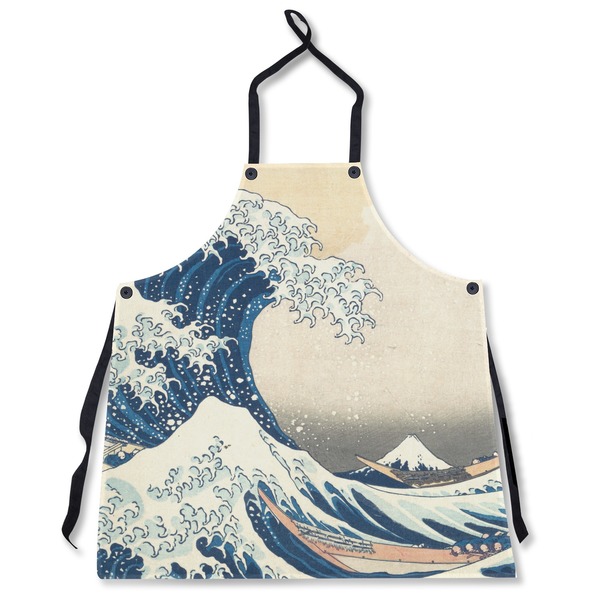 Custom Great Wave off Kanagawa Apron Without Pockets
