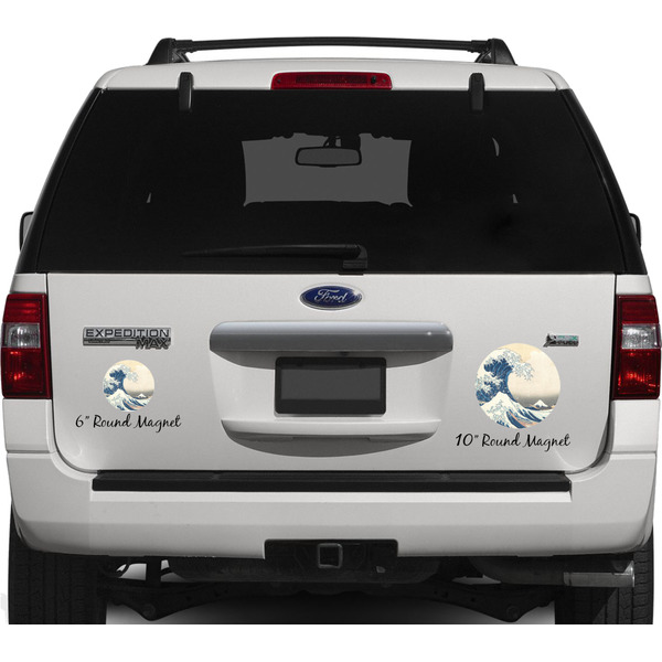 Great Wave off Kanagawa Personalized Car Magnets on Ford Explorer