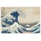Great Wave off Kanagawa Personalized Placemat (Back)