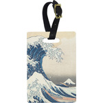 Great Wave off Kanagawa Plastic Luggage Tag - Rectangular